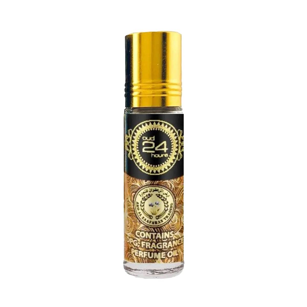Ard Al Zaafaran Oud 24 Hours 10ml Women's Concentrated Perfume Oil Roll-On — Oriental Woody Fragrance, Long-Lasting Attar | Islamic & Eid Gift for Her