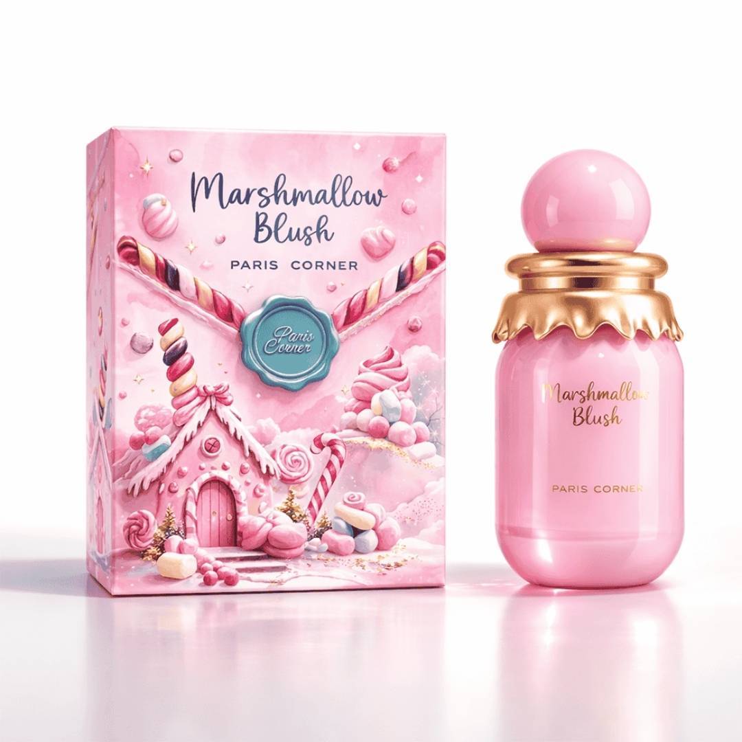Paris Corner Marshmallow Blush 100ml Unisex EDP — Eau de Parfum, Sweet Fruity Gourmand Perfume | Islamic & Eid Gift for Her & Him